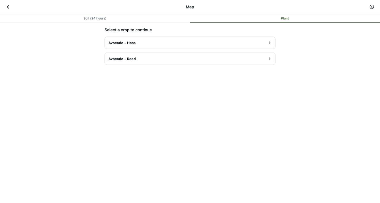 Agrolitik plant map crop select